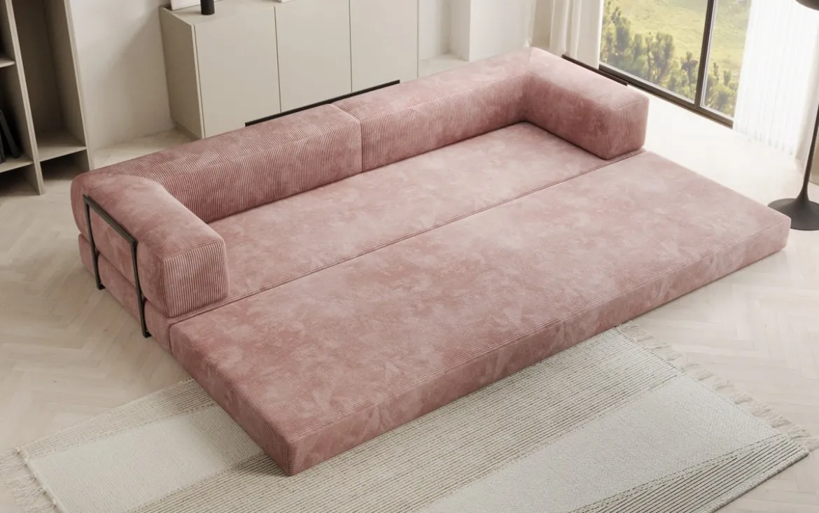 Designer Sofa Lazy 3 Sitzer XXL in Cord