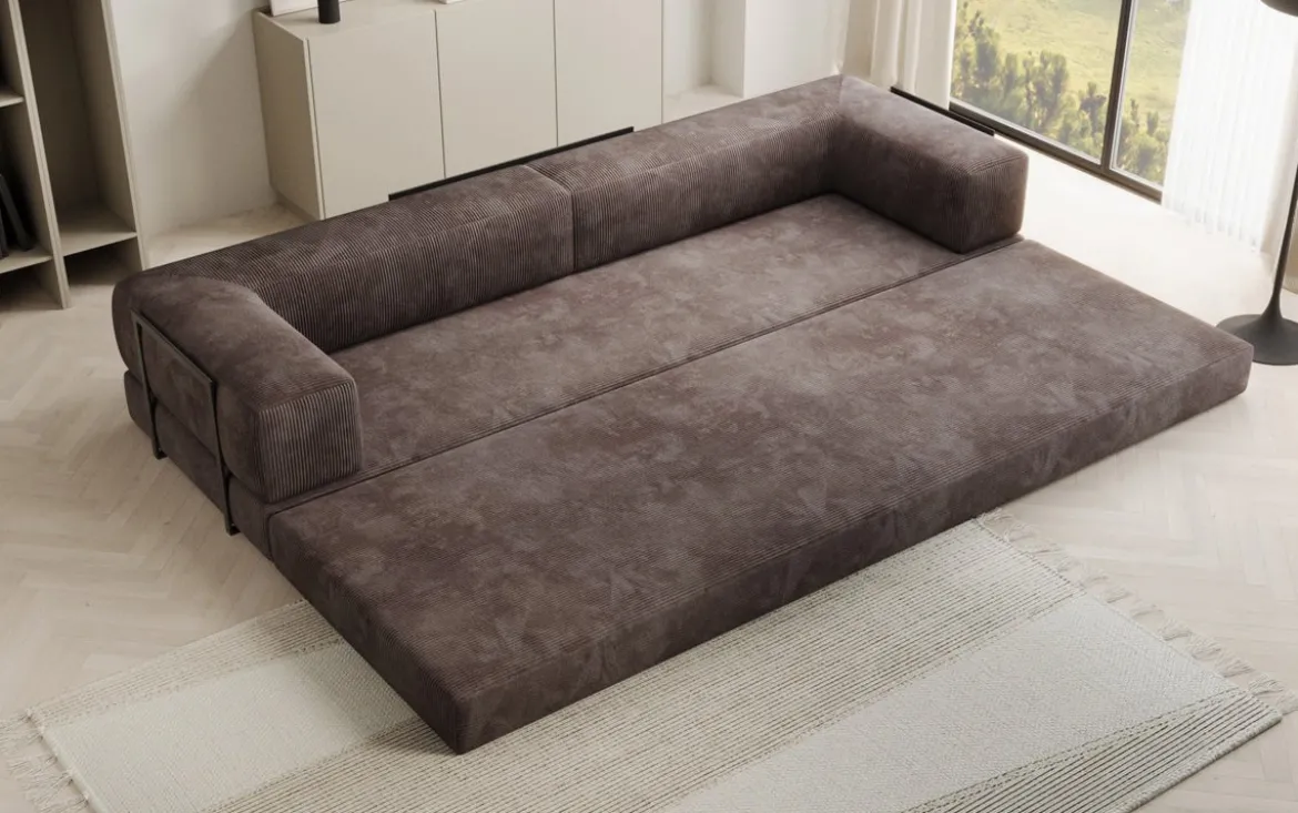 Designer Sofa Lazy 3 Sitzer XXL in Cord
