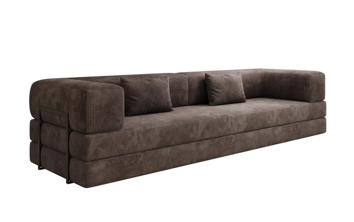 Designer Sofa Lazy 3 Sitzer XXL in Cord