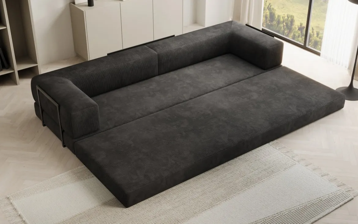 Designer Sofa Lazy 3 Sitzer XXL in Cord