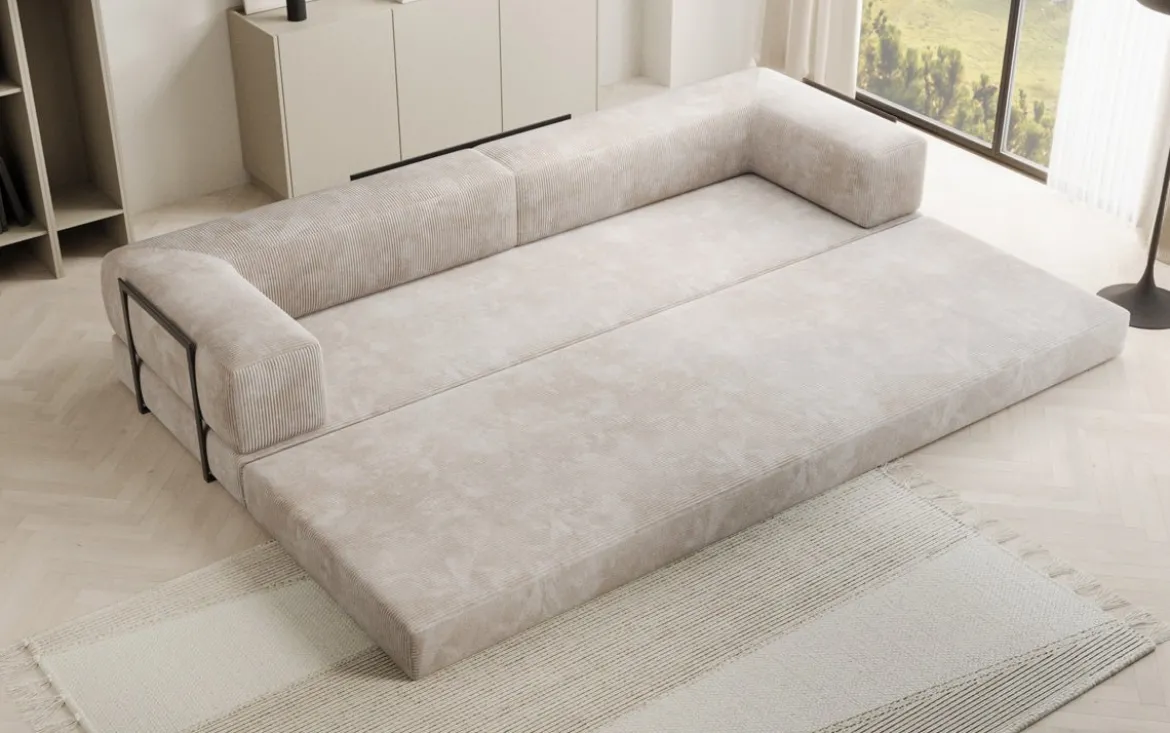 Designer Sofa Lazy 3 Sitzer XXL in Cord