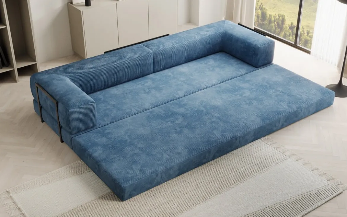 Designer Sofa Lazy 3 Sitzer XXL in Cord