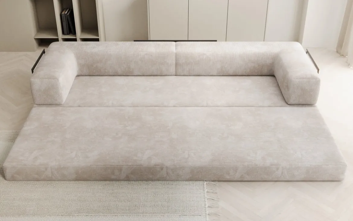Designer Sofa Lazy 3 Sitzer XXL in Cord