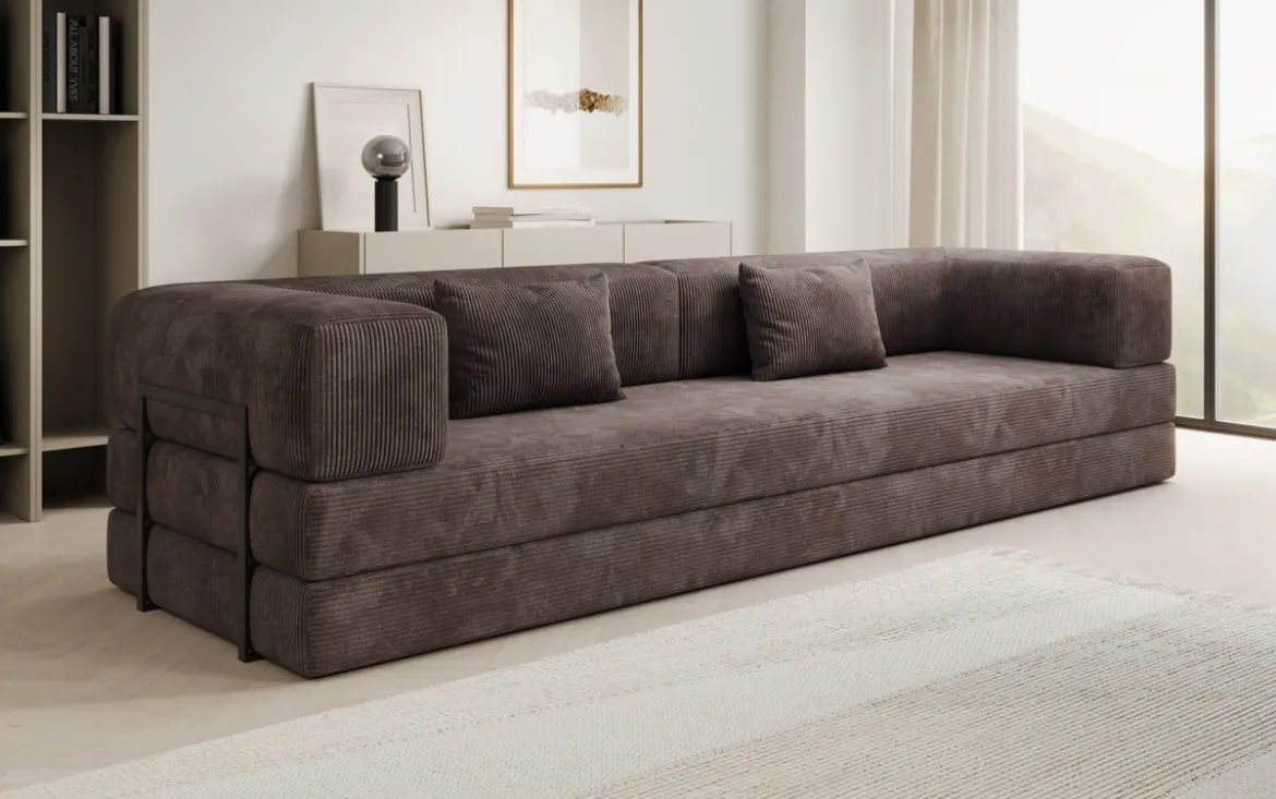 Designer Sofa Lazy 3 Sitzer XXL in Cord