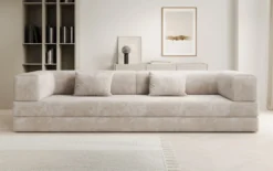Designer Sofa Lazy 3 Sitzer XXL in Cord