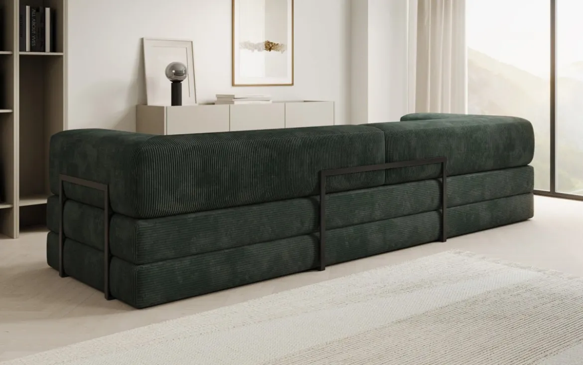 Designer Sofa Lazy 3 Sitzer XXL in Cord