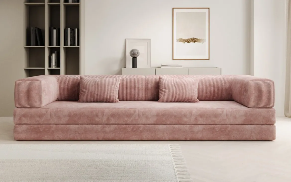 Designer Sofa Lazy 3 Sitzer XXL in Cord