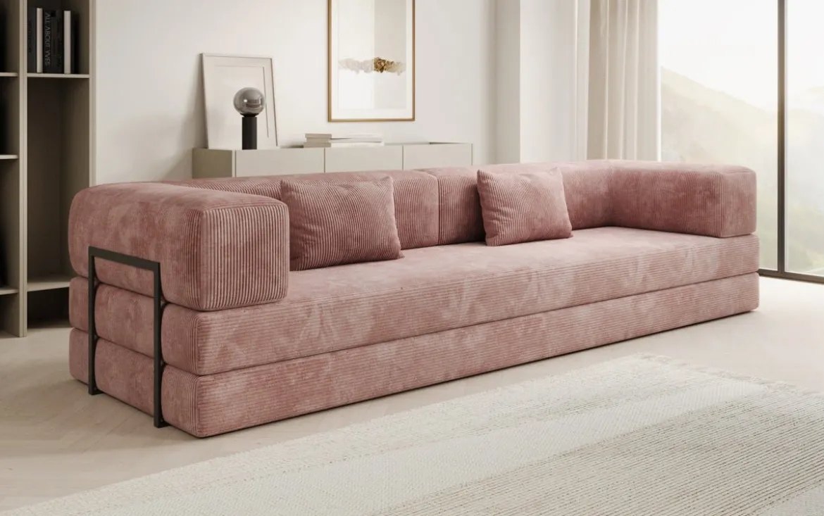 Designer Sofa Lazy 3 Sitzer XXL in Cord