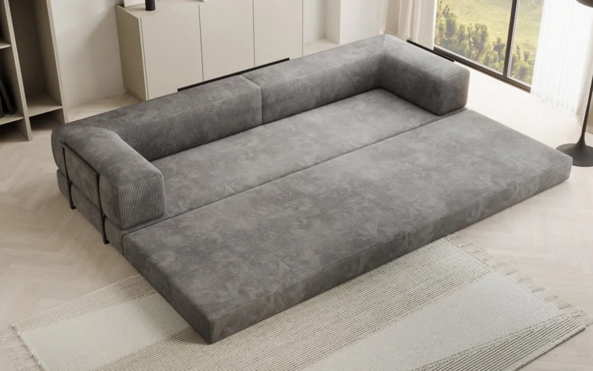 Designer Sofa Lazy 3 Sitzer XXL in Cord