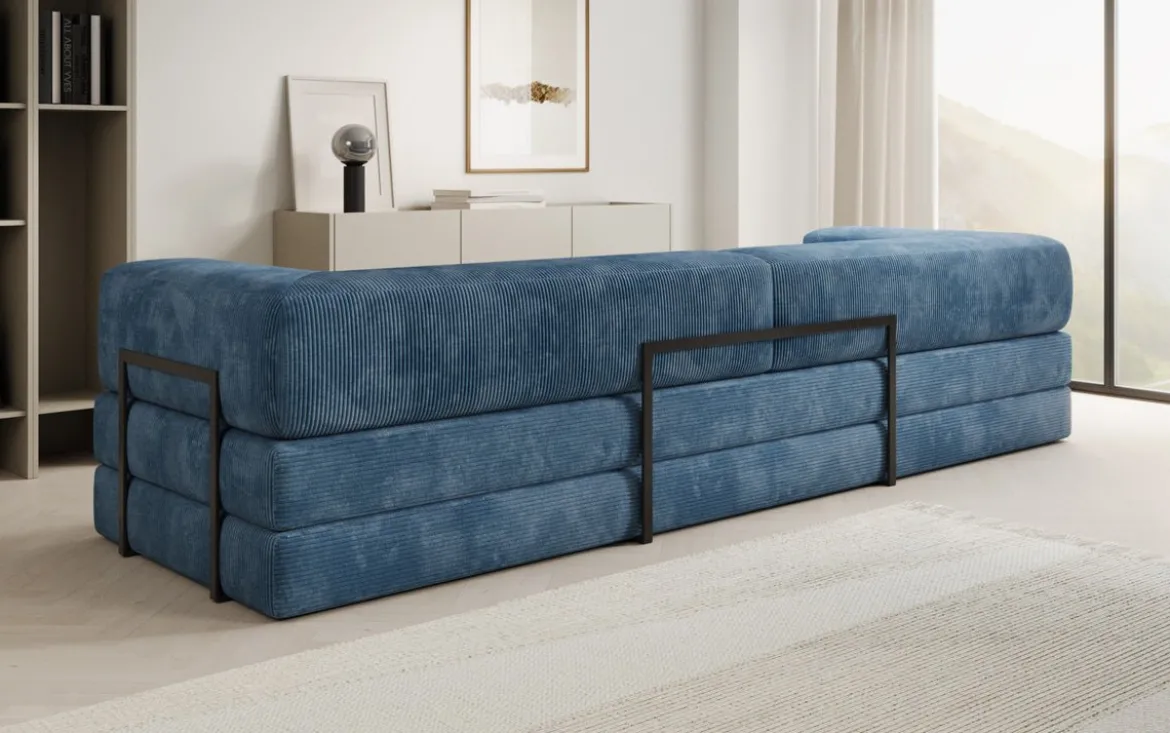Designer Sofa Lazy 3 Sitzer XXL in Cord