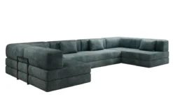 Designer Sofa Lazy U in Cord