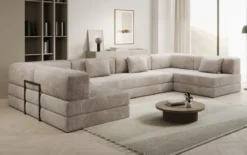 Designer Sofa Lazy U in Cord