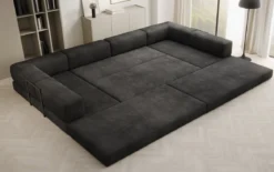 Designer Sofa Lazy U in Cord