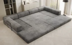 Designer Sofa Lazy U in Cord