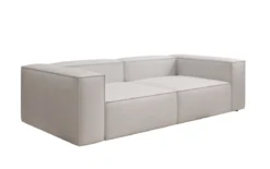 Designer Sofa Lesley 3 Sitzer in Echtleder