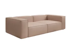 Designer Sofa Lesley 3 Sitzer in Echtleder