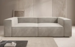 Designer Sofa Lesley 3 Sitzer in Samt