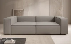 Designer Sofa Lesley 3 Sitzer in Stoff