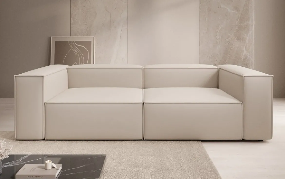 Designer Sofa Lesley 3 Sitzer in Stoff