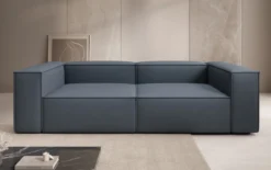 Designer Sofa Lesley 3 Sitzer in Stoff