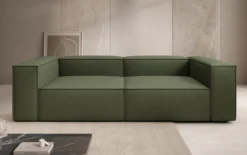 Designer Sofa Lesley 3 Sitzer in Stoff
