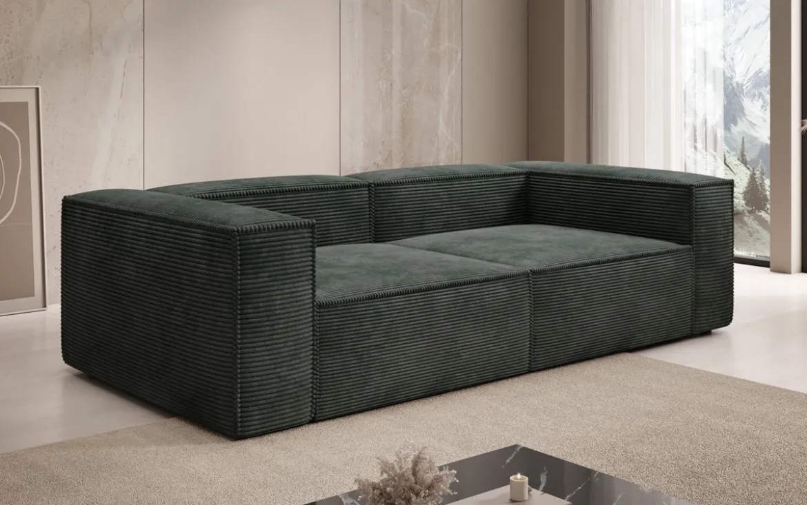 Designer Sofa Lesley 3 Sitzer in Cord