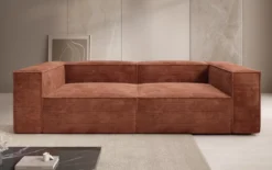 Designer Sofa Lesley 3 Sitzer in Cord