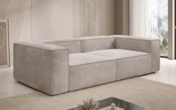 Designer Sofa Lesley 3 Sitzer in Cord