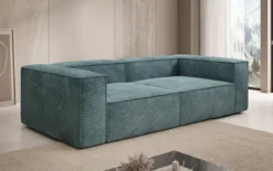 Designer Sofa Lesley 3 Sitzer in Cord
