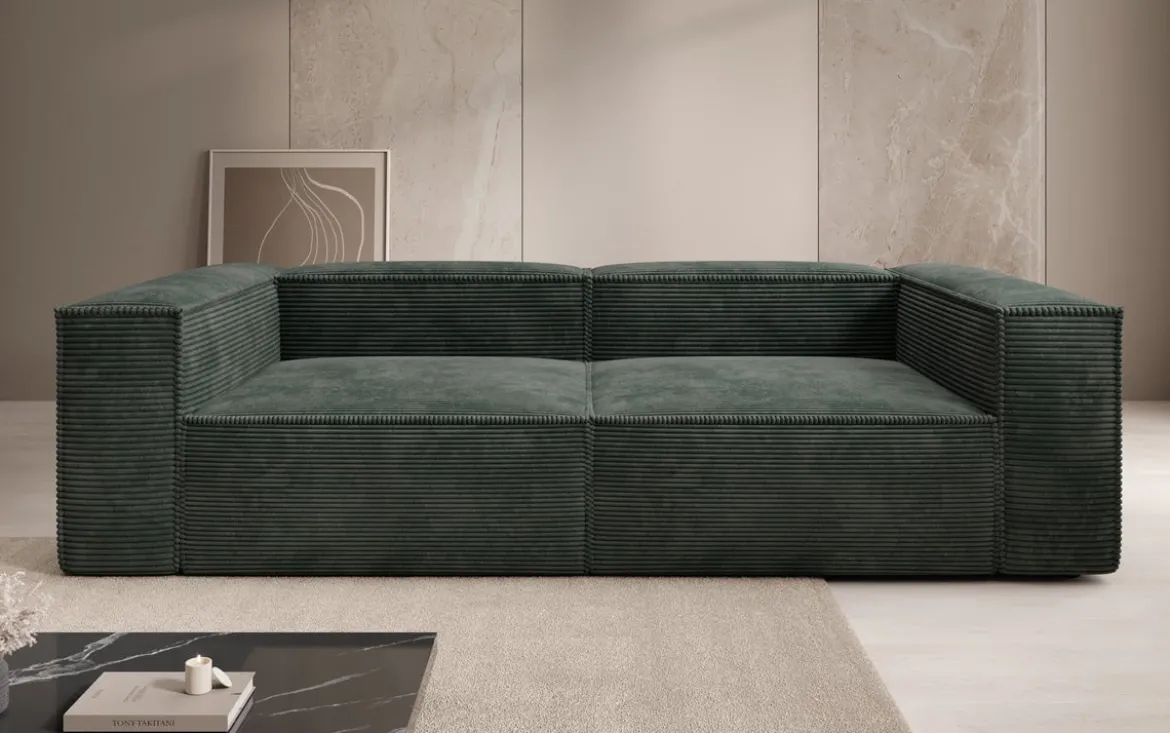 Designer Sofa Lesley 3 Sitzer in Cord