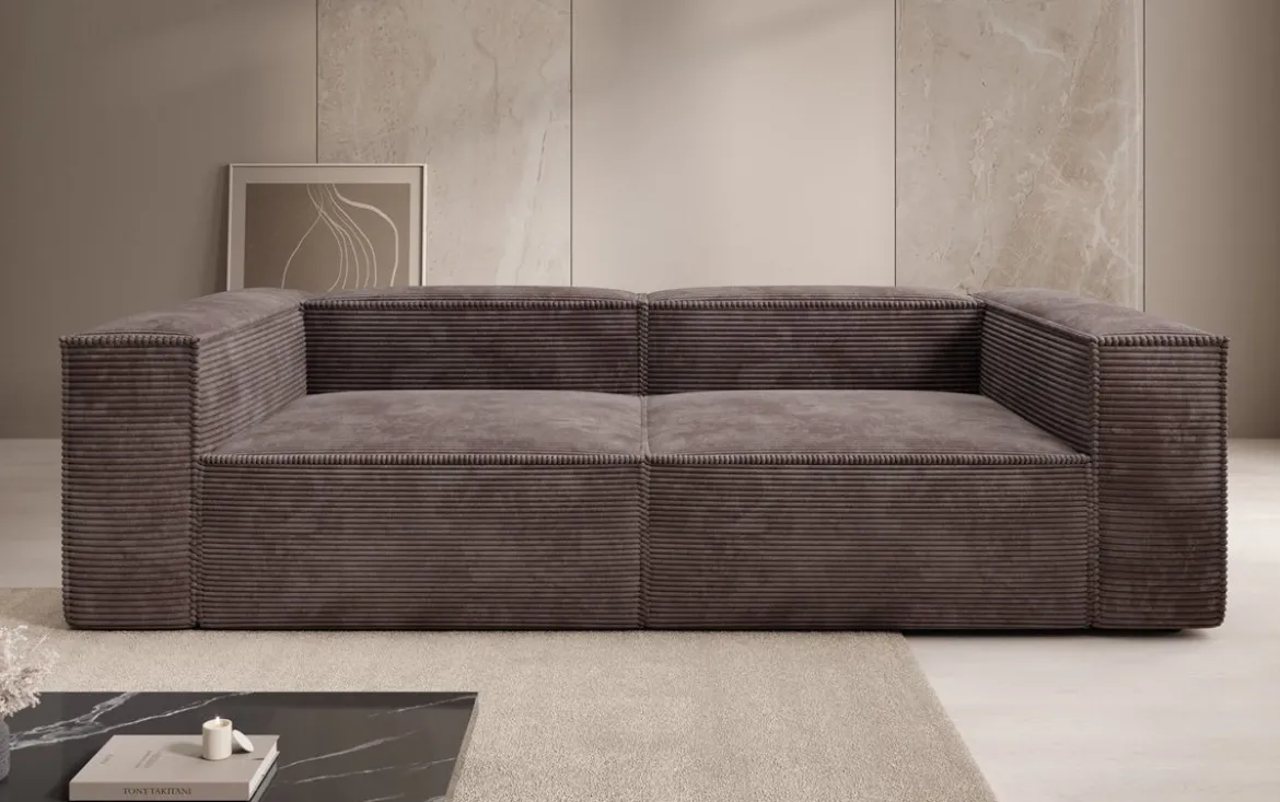 Designer Sofa Lesley 3 Sitzer in Cord