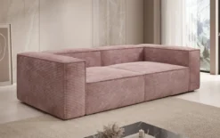Designer Sofa Lesley 3 Sitzer in Cord