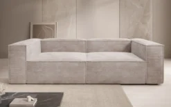 Designer Sofa Lesley 3 Sitzer in Cord