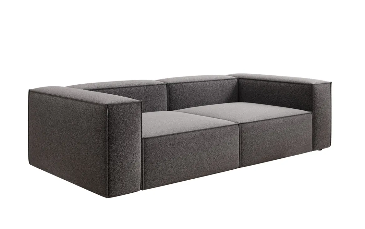 Designer Sofa Lesley 3 Sitzer in Strukturstoff