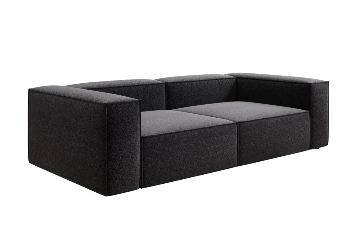 Designer Sofa Lesley 3 Sitzer in Strukturstoff