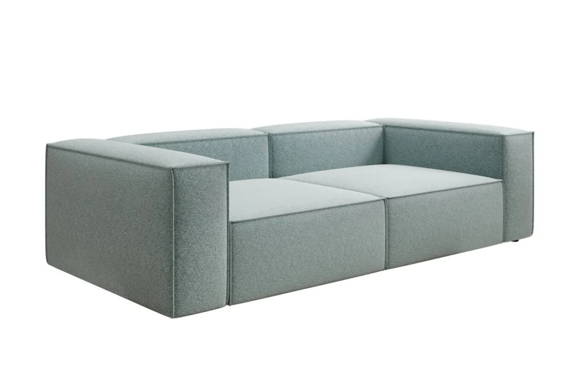 Designer Sofa Lesley 3 Sitzer in Strukturstoff