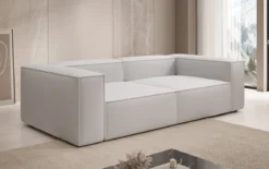 Designer Sofa Lesley 3 Sitzer in Bouclé
