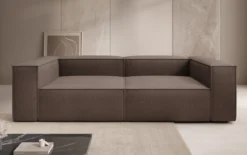 Designer Sofa Lesley 3 Sitzer in Bouclé