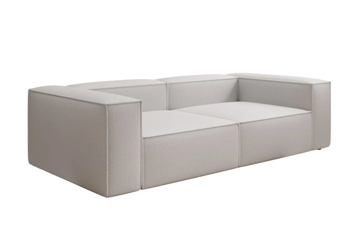 Designer Sofa Lesley 3 Sitzer in Bouclé