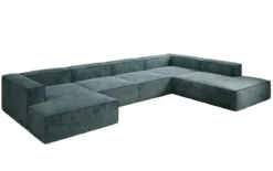 Designer Sofa Lesley U XXL in Cord