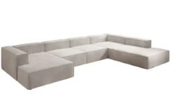 Designer Sofa Lesley U XXL in Samt