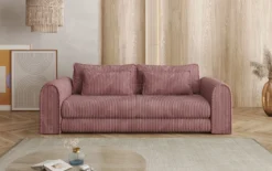 Designer Sofa Lil Buddy 3 Sitzer mit Schlaffunktion und Stauraum in Breitcord