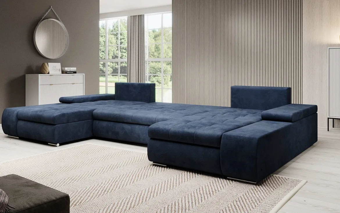 Designer Sofa Martino mit Schlaffunktion