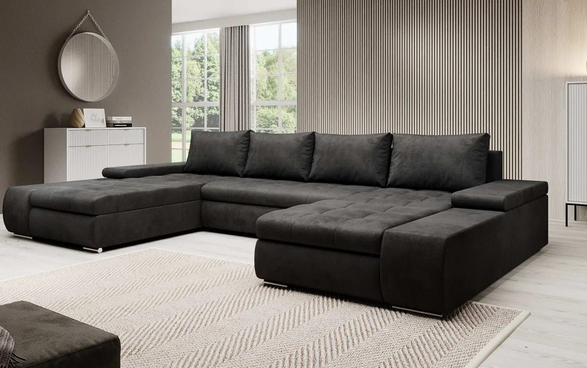 Designer Sofa Martino mit Schlaffunktion