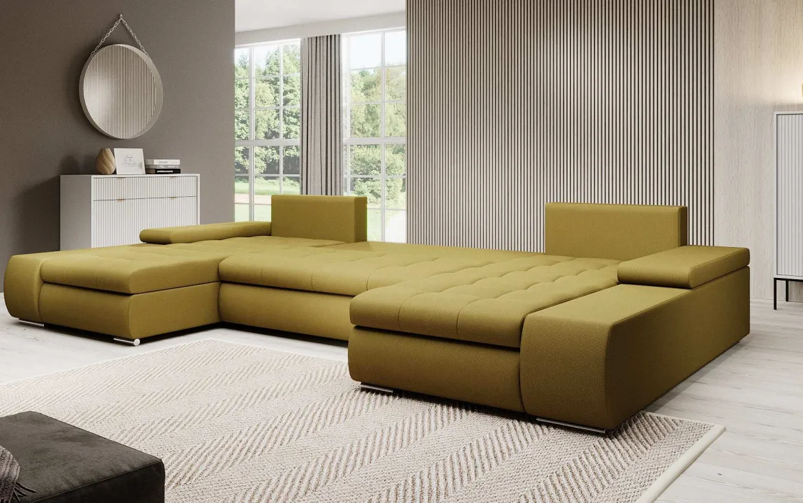 Designer Sofa Martino mit Schlaffunktion