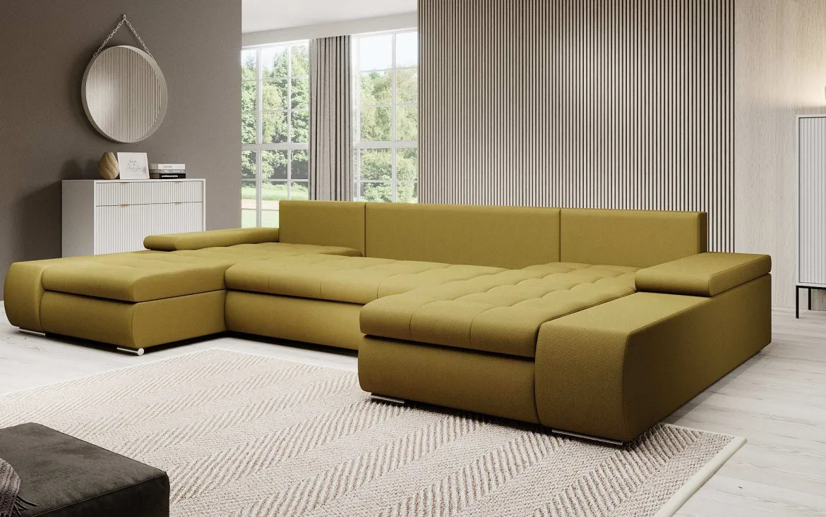 Designer Sofa Martino mit Schlaffunktion