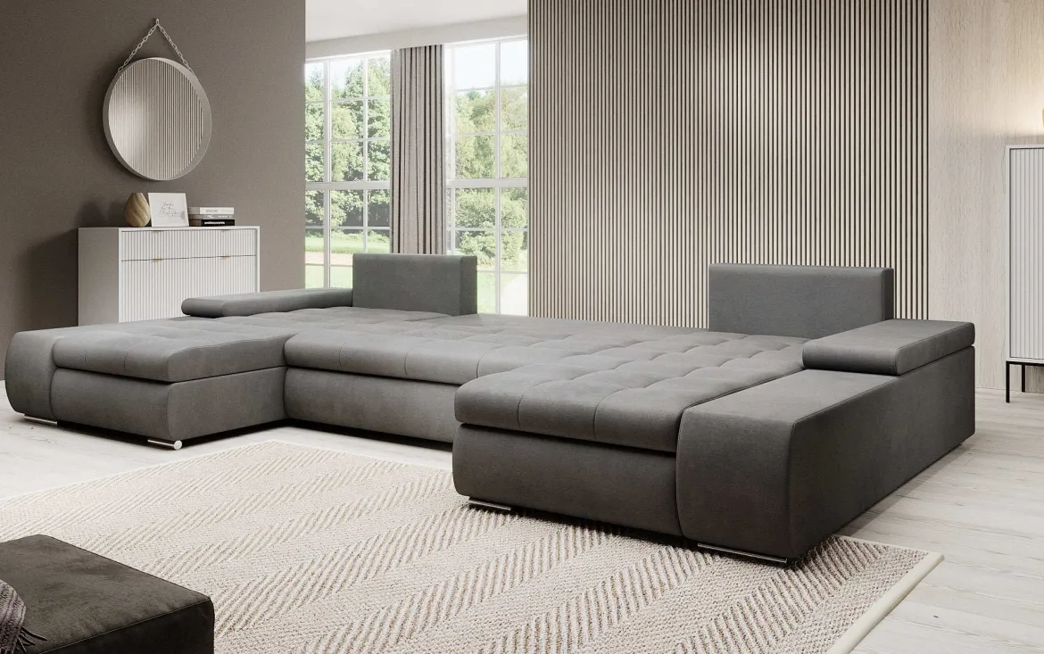 Designer Sofa Martino mit Schlaffunktion