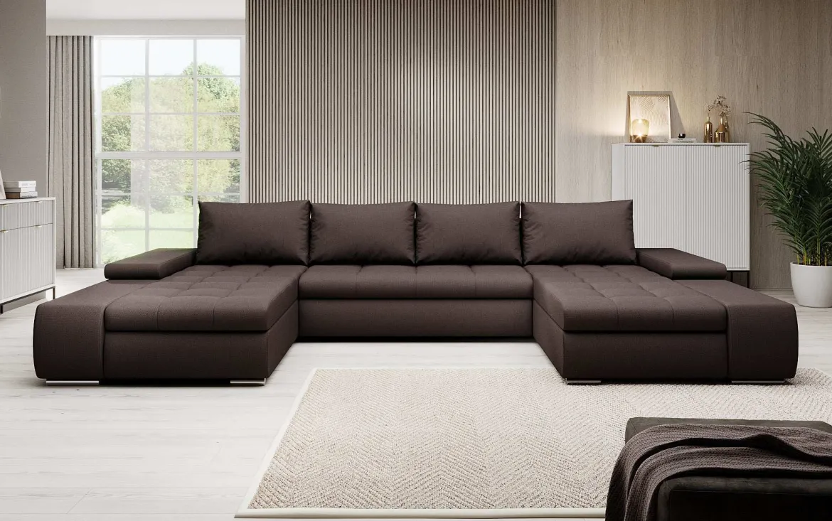Designer Sofa Martino mit Schlaffunktion