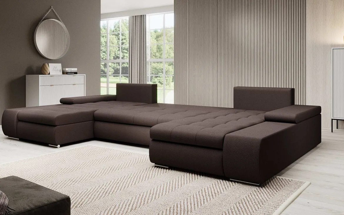 Designer Sofa Martino mit Schlaffunktion