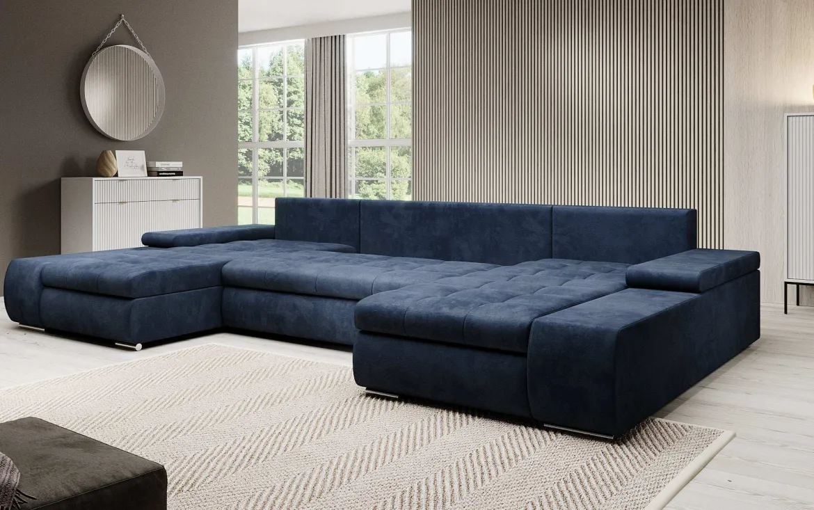 Designer Sofa Martino mit Schlaffunktion